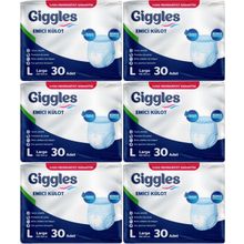 Giggles Hasta Bezi Yetişkin Large 30x6 Adet Emici Külot