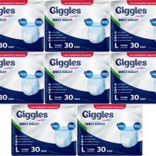 Giggles Hasta Bezi Yetişkin Large 30x8 Adet Emici Külot