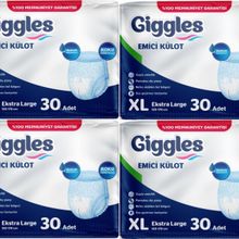 Giggles Hasta Bezi Yetişkin XL 30x4 Adet Emici Külot