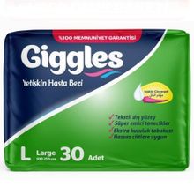 Giggles Large 30 Adet Yetişkin Emici Hasta Bezi