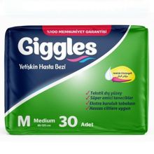 Giggles Medium 30 Adet Yetişkin Hasta Bezi