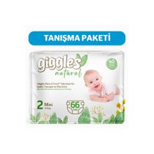 Giggles Natural No:2 Mini 66 Adet Bebek Bezi