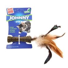Gigwi 7069 Johnny Stick Catnipli Doğal Tüylü Kedi Oyuncağı