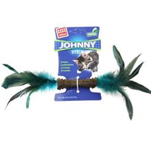 GiGwi 7093 Johnny Stick Catnipli Doğal Yeşil Tek Tüylü Kedi Oyuncak