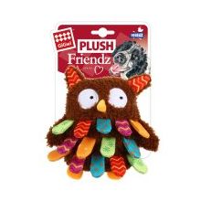 Gigwi Plush Friendz Sesli Baykuş 13 cm Köpek Oyuncağı