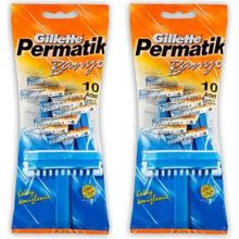 Gillette 2x10 Adet Permatik Banyo Kullan At Tıraş Bıçağı
