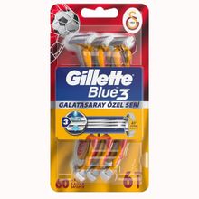 Gillette Blue3 6'lı Galatasaray Taraftar Tıraş Bıçağı