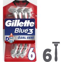 Gillette Blue3 6'lı Milli Takım Özel Tıraş Bıçağı Paketi