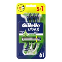 Gillette Blue3 Sensitive 6x6 Adet Kullan At Tıraş Bıçağı