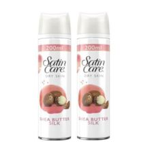 Gillette Satin Care Kuru Ciltler 2x200 ml Tıraş Jeli