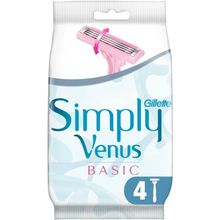 Gillette Simply Venus3 Basic Kadın 4’lü Kullan At Tıraş Bıçağı