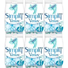 Gillette Venus Simply 2 Kullan At 4x6 Adet Kadın Tıraş Bıçağı