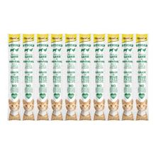 GimCat 10x5 gr Tahılsız Kuzu Etli ve Tavuklu Sticks Kedi Ödül Çubukları