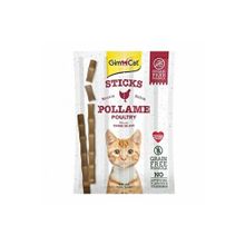 GimCat 4x20 gr 2'li Sticks Tahılsız Tavuk Etli Kedi Çubuk Ödülü