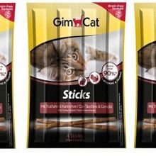 GimCat 4x20 gr 3 Adet Sticks Hindi Etli Tavşan Etli Tahılsız Ödül Çubukları
