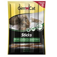 GimCat 4x5 gr Tahılsız Kuzu Etli ve Tavuklu Sticks Kedi Ödül Çubukları