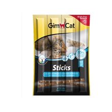 GimCat 4x5 gr Tahılsız Somonlu ve Morina Balıklı Sticks Kedi Ödül Çubukları