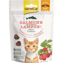 GimCat 50 gr Crunchy Snacks Salmon ve Raspberry Tahılsız Kedi Ödül Maması