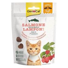 GimCat 50 gr Snacks Crunchy Somon ve Yaban Mersinli Kedi Ödülü