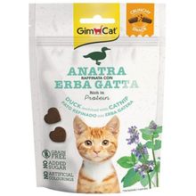 GimCat 50 gr Tahılsız Ördek ve Kedi Otlu Atıştırmalık Kedi Ödül Bisküvisi