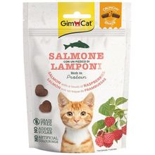 GimCat 50 gr Tahılsız Somon ve Ahududulu Atıştırmalık Kedi Ödül Bisküvisi