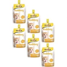 GimCat 6x150 gr Puding Cat Milk Kalsiyumlu Sıvı Kedi Sütü