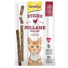 GimCat Kümes Hayvanı 4'lü 20 gr x 12 Paket Etli Kedi Ödül Çubukları