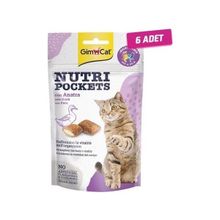 GimCat Nutri Pockets 6x60 gr Ördekli Kedi Ödülü
