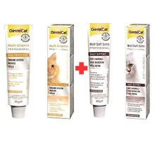 GimCat Soft Extra 20 gr Malt + 20 gr Multivitamin Set