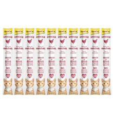 GimCat Sticks Kümes Hayvanı Etli 10x50 gr Ödül Çubukları