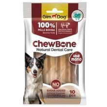 Gimdog 10x80 gr Chew Bone Diş Sağlığı Destekleyici Naturel Burgu Köpek Çiğneme Kemiği
