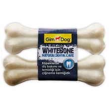 Gimdog 2x12 cm Mordimi Press Beyaz Kemik Köpek Ödülü