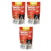 Gimdog 3x60 gr Sportsnacks Beef Sığır Etli Köpek Ödül Tableti