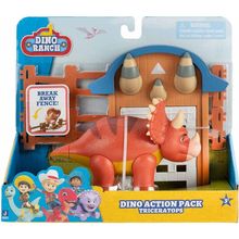 Giochi Presiozi DNA05000 Triceratops Dino Ranch Aksiyon Paketi