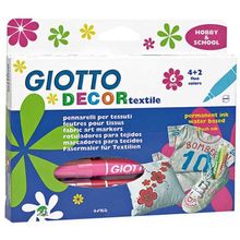 Giotto 6 Renk 494800 Decor Tekstil Kalemi