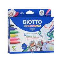 Giotto Dekor ve Tekstil 6'lı Keçeli Boya Kalemi