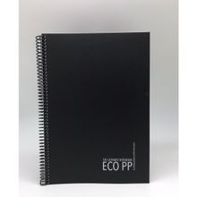 Gıpta 2035 Eco Spiralli Pp. Kapak A4 120 Yp. Çizgili Siyah Defter