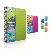 Gıpta 2453 Combo Spiralli PP Kapak A4 4+2 Defter