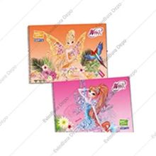 Gıpta 27401 3089 Winx 17x24 15 Yaprak Spiralli Resim Defteri