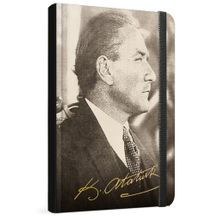 Gıpta 3323 Atatürk 120 Yaprak Dikişli Sert Kapak Çizgili Defter