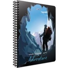 Gıpta 3847 Adventure Karton Kapak 17x24 cm 80 Yaprak Çizgili 4 Adet Spiralli Defter