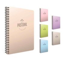 Gıpta 40 Yaprak A4 Pastoral Spiralli Plastik Kapak Kareli Defter