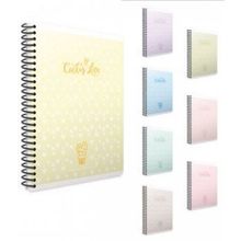 Gıpta 4136 Cactus Love A4 80 Yaprak Spiralli PP Kapak Kareli Defter