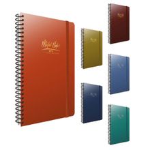 Gıpta 4470 Metal Notes Spiralli Metalik Pp Kapak A4 80 Yp Çizgili Defter