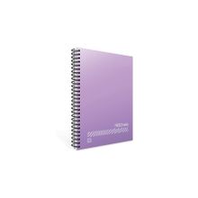 Gıpta 4937 Çizgisiz Mor Fresco A4 96 Yaprak Plastik Kapak Spiralli Defter