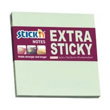 Gıpta 90 Yaprak 76 x 76 Stickn Ekstra Yapışkanlı Pastel Yeşil Not Kağıdı