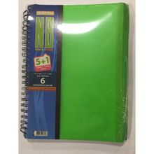 Gıpta A4 240 Yaprak 5 Kareli + 1 Çizgili Plastik Kapaklı Sipiralli Defter