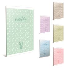 Gıpta A4 60 Yaprak Cactus Love Tel Dikişli Plastik Kapak Kareli Defter