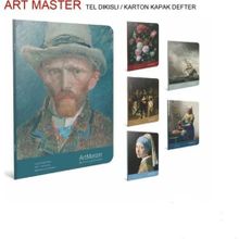 Gıpta Artmaster Tel Dikiş Lx- Karton Noktalı 60 Yaprak 17x24 Karışık Çok Renkli Tel Dikiş Defter