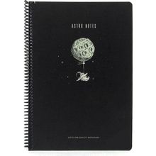 Gıpta Astro Notes Balon 2 Spiralli Karton Kapak 100 Yaprak A4 Çizgili Defter